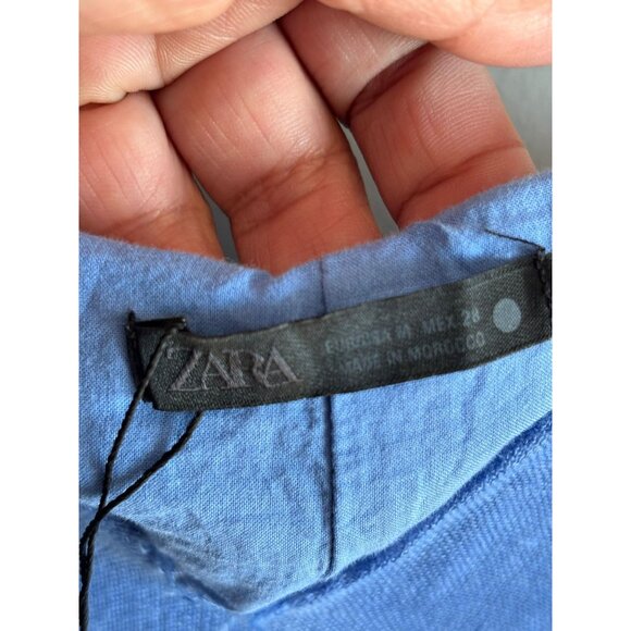 Zara Blue Maxi Dress - Picture 3 of 8